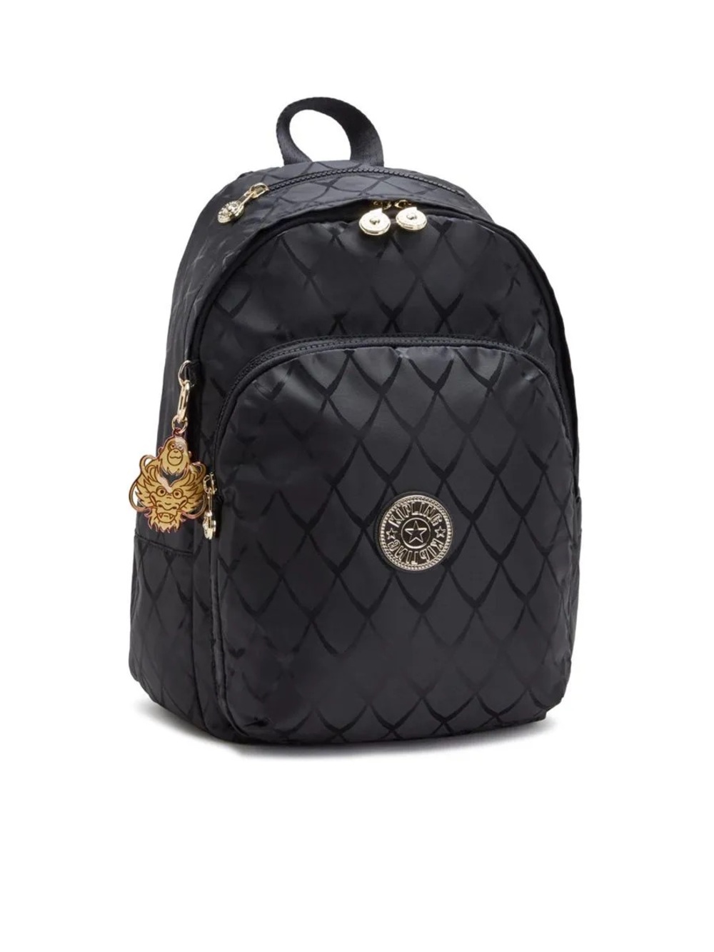 KIPLING UNISEX BACKPACK DELIA SCALE BLACK JACQUARD